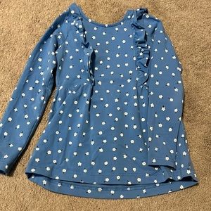Hanna Andersson Blue Daisy Top